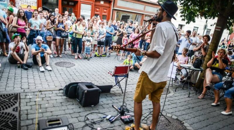 Festiwal muzyki ulicznej w Veszprem