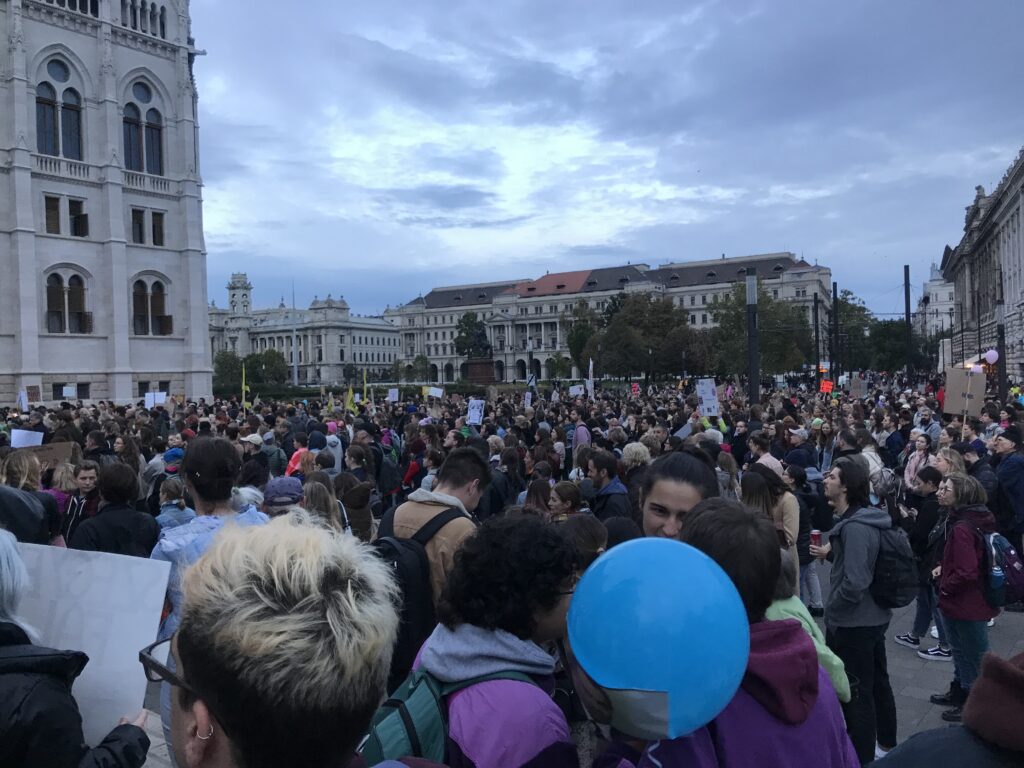 Protesty w Budapeszcie
