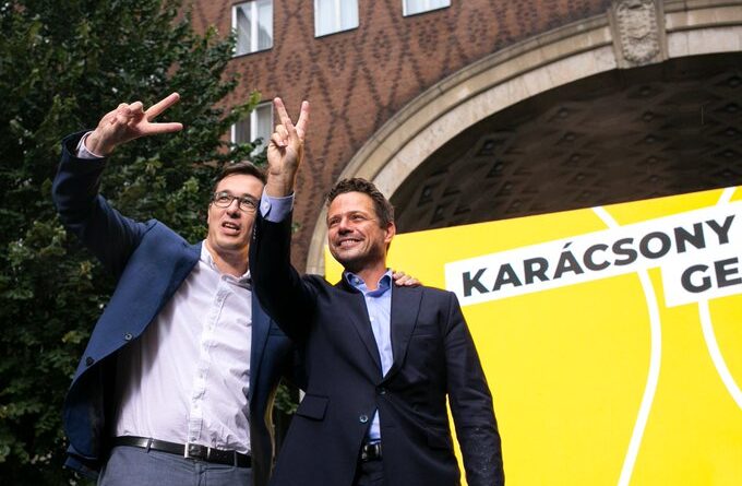 Trzakowski Karacsony Warszawa Budapeszt