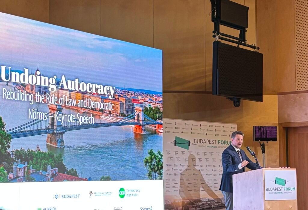 Rafał Trzaskowski w Budapeszcie na Budapest Forum 2025